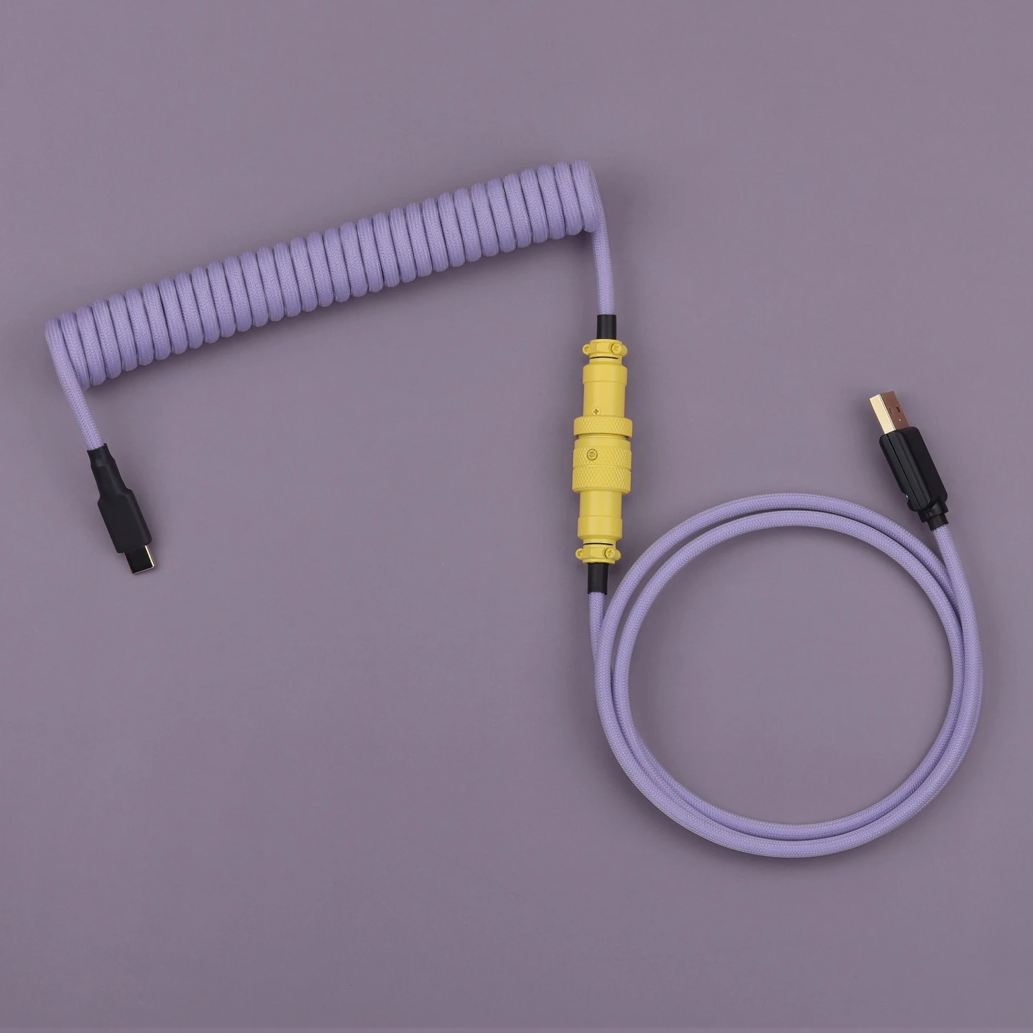 KBDfans Custom Keyboard KBDfans Light Purple Handmade Custom Mechanical Keyboard USB-C Cable 9 KBDfans Custom Keyboard KBDfans Light Purple Handmade Custom Mechanical Keyboard USB-C Cable - Image 9