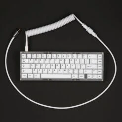 KBDfans Custom Keyboard KBDfans White HANDMADE CUSTOM MECHANICAL KEYBOARD USB-C CABLE -TechCore Sales Store 10 abc9b604 b9c0 479c b77e 7484082d9aa5