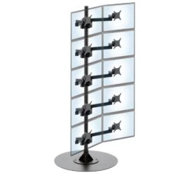 Heavy Duty Monitor Floor Stand - Center Pole -TechCore Sales Store 192center mount floor stand ten monitor arms 1