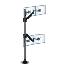 Monitor Pole Stand - Flange 22 Monitor Pole Stand - Flange -TechCore Sales Store 192flange pole mount four monitor arms 2