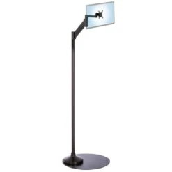 Monitor Floor Stand - Offset Pole -TechCore Sales Store 192offset base cover floor stand pole top monitor arm