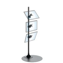 Monitor Floor Stand - Offset Pole -TechCore Sales Store 192offset floor stand pole mount triple monitor 1