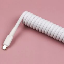 KBDfans Custom Keyboard KBDfans White HANDMADE CUSTOM MECHANICAL KEYBOARD USB-C CABLE -TechCore Sales Store 1 08aa91f2 2132 4f8c a4e8 1c02386ba295