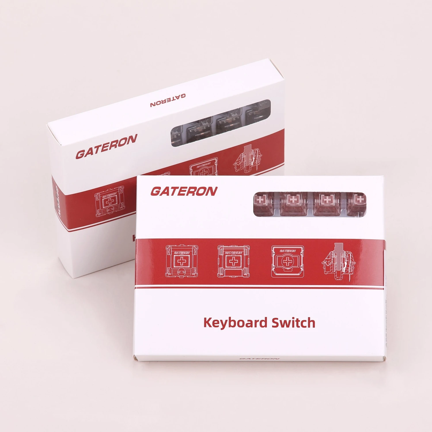 KBDfans Custom Keyboard Gateron BOX Ink Black/Pink Linear Switches 3 KBDfans Custom Keyboard Gateron BOX Ink Black/Pink Linear Switches - Image 3