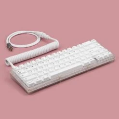 KBDfans Custom Keyboard KBDfans White HANDMADE CUSTOM MECHANICAL KEYBOARD USB-C CABLE -TechCore Sales Store 20 db135096 8055 48ef 9db6 72db312b3864