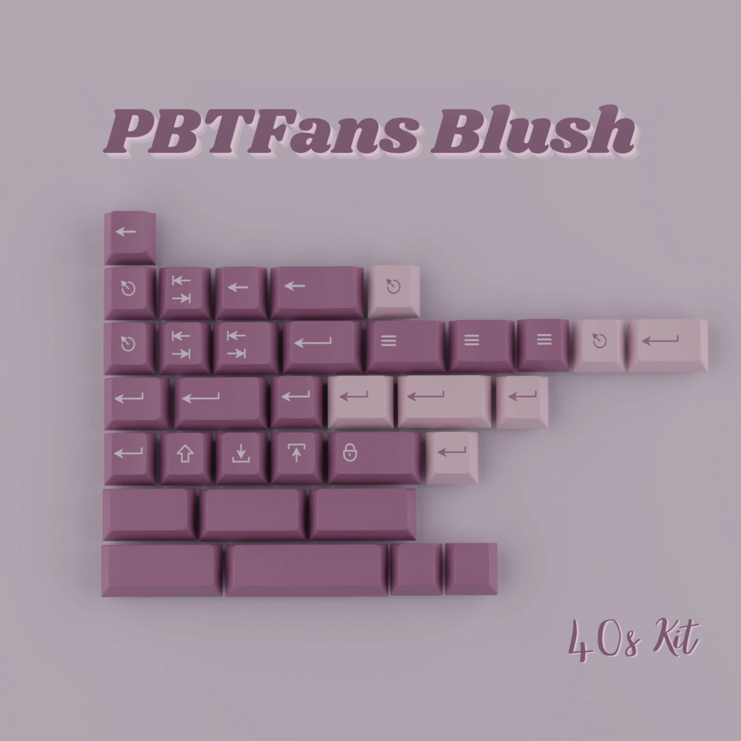 KBDfans Custom Keyboard PBTFans Blush 2 KBDfans Custom Keyboard PBTFans Blush - Image 2
