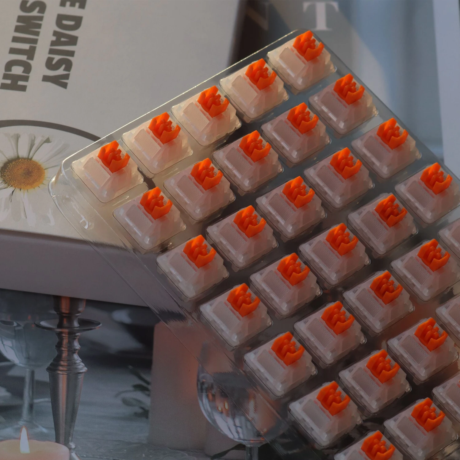 KBDfans Custom Keyboard EMOTOYS Little Daisy Silent Linear Switch 3 KBDfans Custom Keyboard EMOTOYS Little Daisy Silent Linear Switch - Image 3