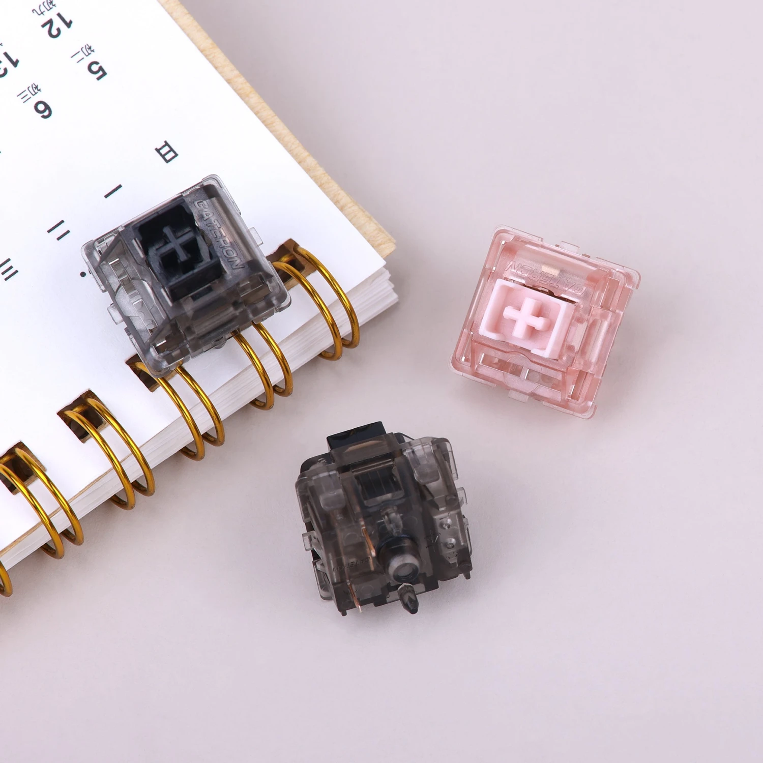 KBDfans Custom Keyboard Gateron BOX Ink Black/Pink Linear Switches 4 KBDfans Custom Keyboard Gateron BOX Ink Black/Pink Linear Switches - Image 4