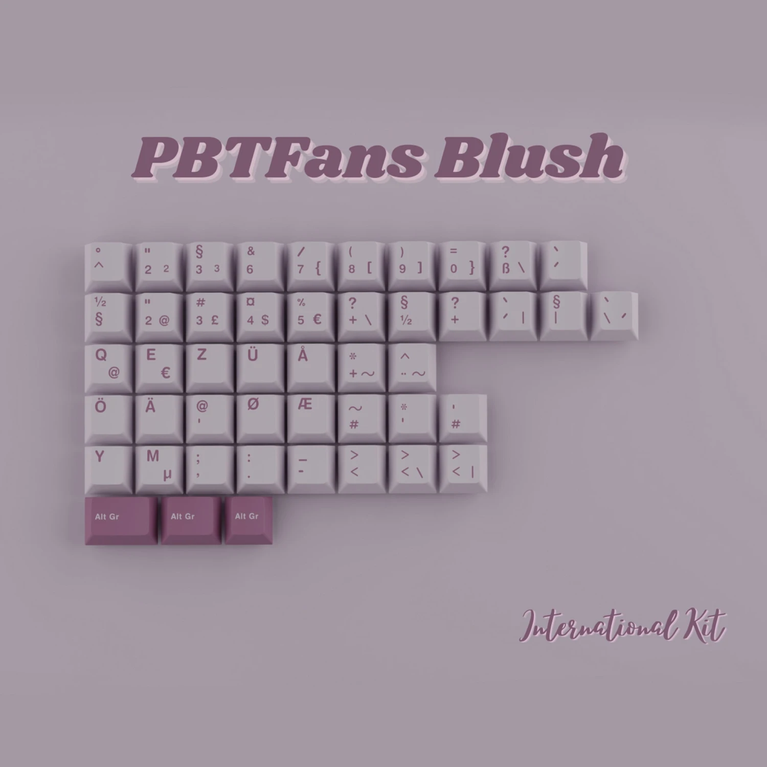 KBDfans Custom Keyboard PBTFans Blush 3 KBDfans Custom Keyboard PBTFans Blush - Image 3