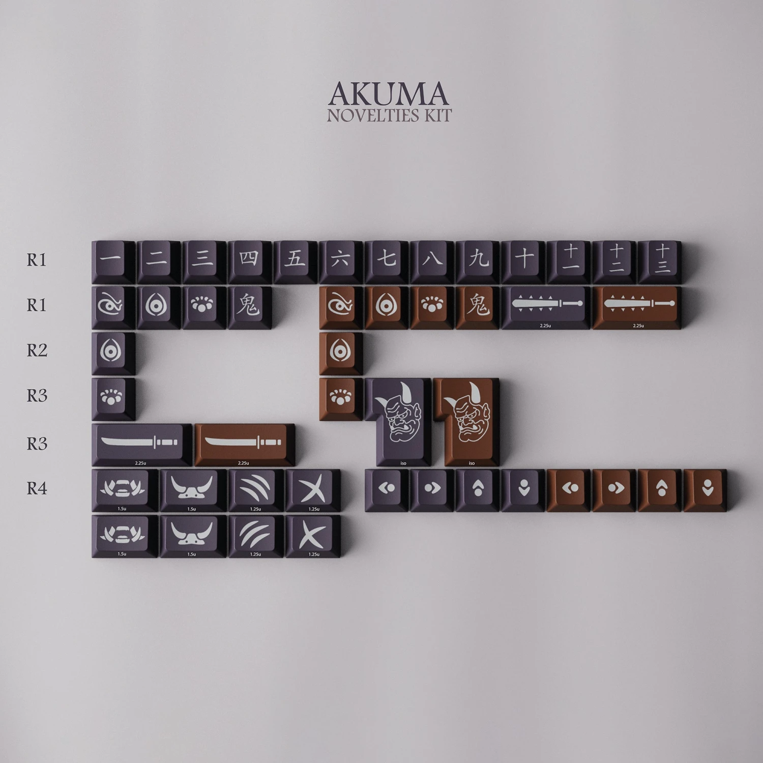 KBDfans Custom Keyboard PBTfans Akuma 3 KBDfans Custom Keyboard PBTfans Akuma - Image 3