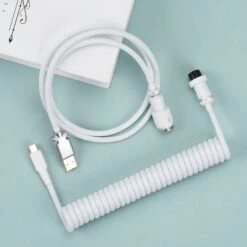 KBDfans Custom Keyboard KBDfans Flash White Handmade Custom Mechanical Keyboard USB-C Cable -TechCore Sales Store 3 e766e075 a329 4804 992f 67b94d58fa12