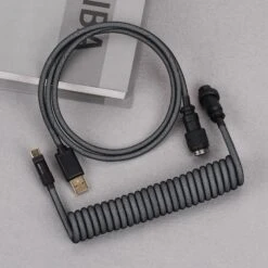 KBDfans Custom Keyboard KBDFANS Grey&BLACK HANDMADE CUSTOM MECHANICAL KEYBOARD USB-C CABLE 12 KBDfans Custom Keyboard KBDFANS Grey&BLACK HANDMADE CUSTOM MECHANICAL KEYBOARD USB-C CABLE -TechCore Sales Store 4 1032b04f 551a 4366 a96c fc3238e22312