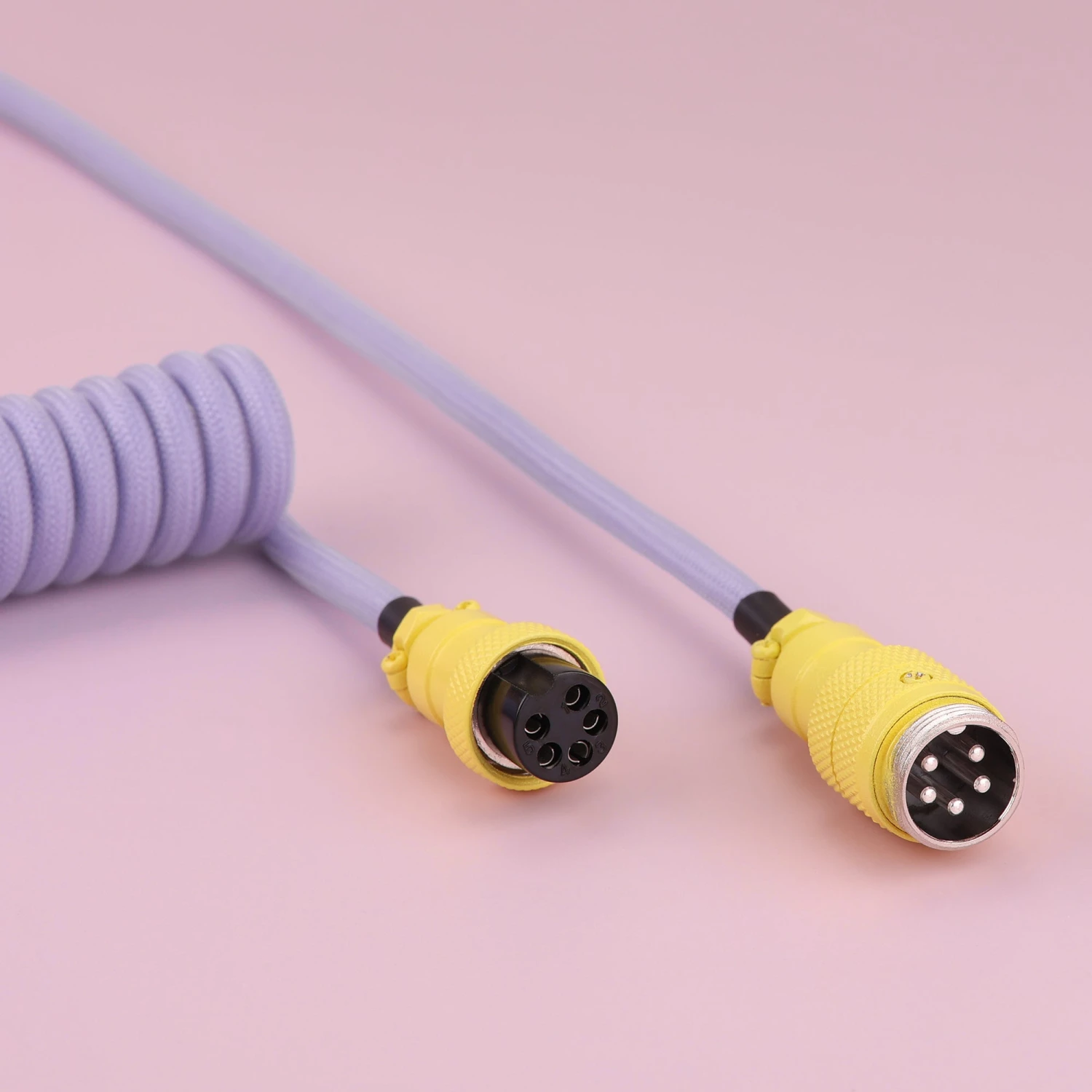 KBDfans Custom Keyboard KBDfans Light Purple Handmade Custom Mechanical Keyboard USB-C Cable 4 KBDfans Custom Keyboard KBDfans Light Purple Handmade Custom Mechanical Keyboard USB-C Cable - Image 4