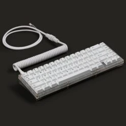 KBDfans Custom Keyboard KBDfans White HANDMADE CUSTOM MECHANICAL KEYBOARD USB-C CABLE -TechCore Sales Store 4 e33df383 155d 40c3 8a5e 9871791b3ac5