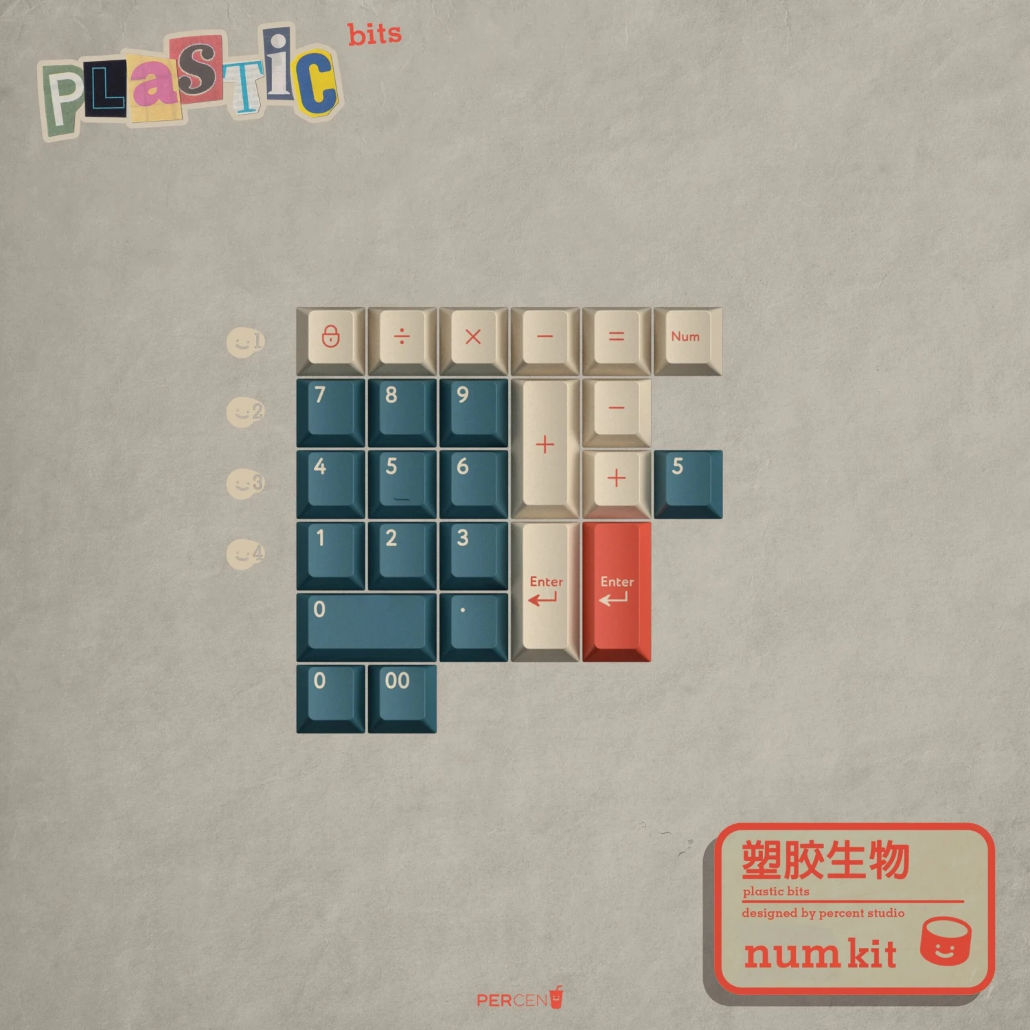 KBDfans Custom Keyboard PBTFans Plastic Bits 2 KBDfans Custom Keyboard PBTFans Plastic Bits - Image 2