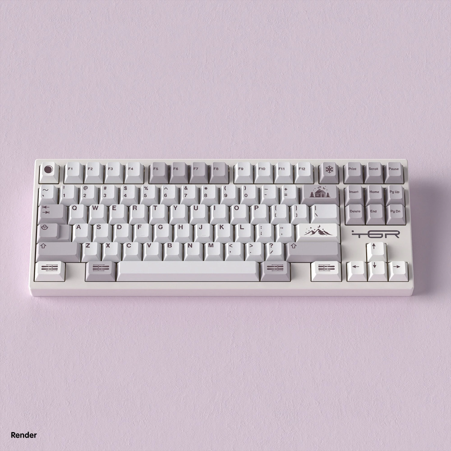 KBDfans Custom Keyboard EPBT Winter Breath 20 KBDfans Custom Keyboard EPBT Winter Breath - Image 20
