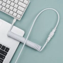 KBDfans Custom Keyboard KBDfans Flash White Handmade Custom Mechanical Keyboard USB-C Cable -TechCore Sales Store 5 3d6f3527 bdd4 41f8 b111 22e426a1cffa