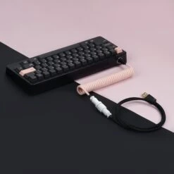 KBDfans Custom Keyboard KBDfans Pink&Black Handmade Custom Mechanical Keyboard USB-C Cable 11 KBDfans Custom Keyboard KBDfans Pink&Black Handmade Custom Mechanical Keyboard USB-C Cable -TechCore Sales Store 5 5c3f545b eedf 476a b9b0 356c7300e225