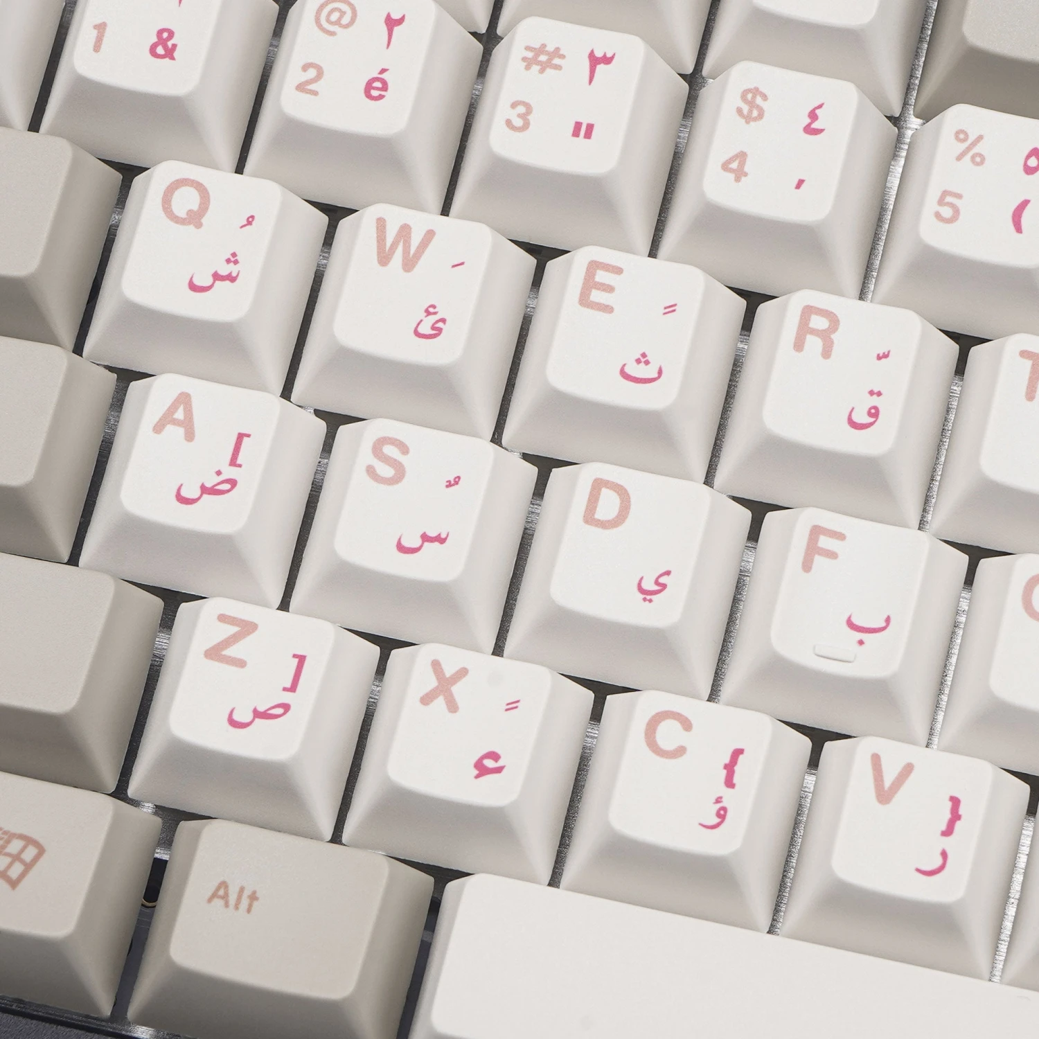 KBDfans Custom Keyboard ENJOYPBT Arabic Dye-sub Keycaps Set 9 KBDfans Custom Keyboard ENJOYPBT Arabic Dye-sub Keycaps Set - Image 9