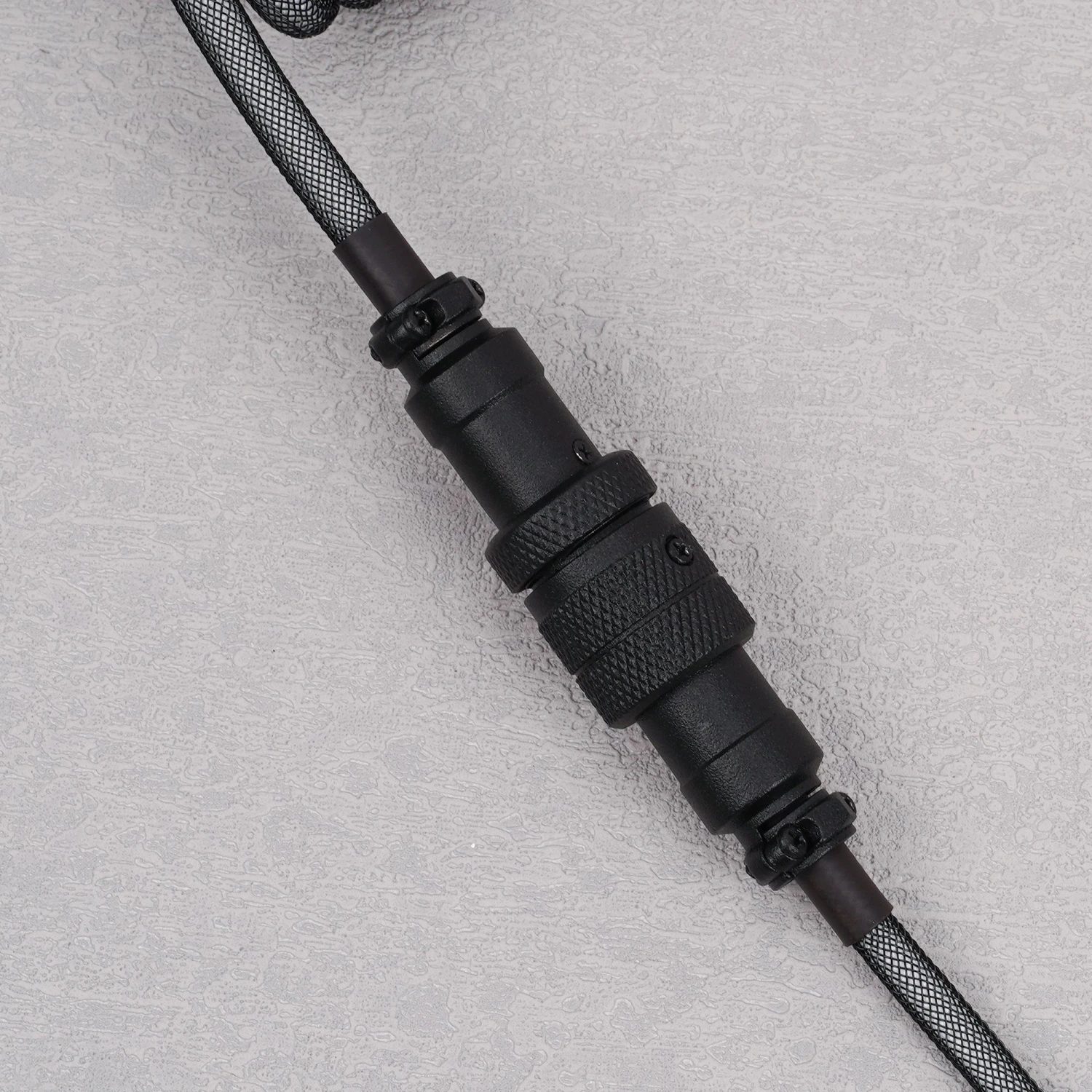 KBDfans Custom Keyboard KBDFANS Grey&BLACK HANDMADE CUSTOM MECHANICAL KEYBOARD USB-C CABLE 6 KBDfans Custom Keyboard KBDFANS Grey&BLACK HANDMADE CUSTOM MECHANICAL KEYBOARD USB-C CABLE - Image 6