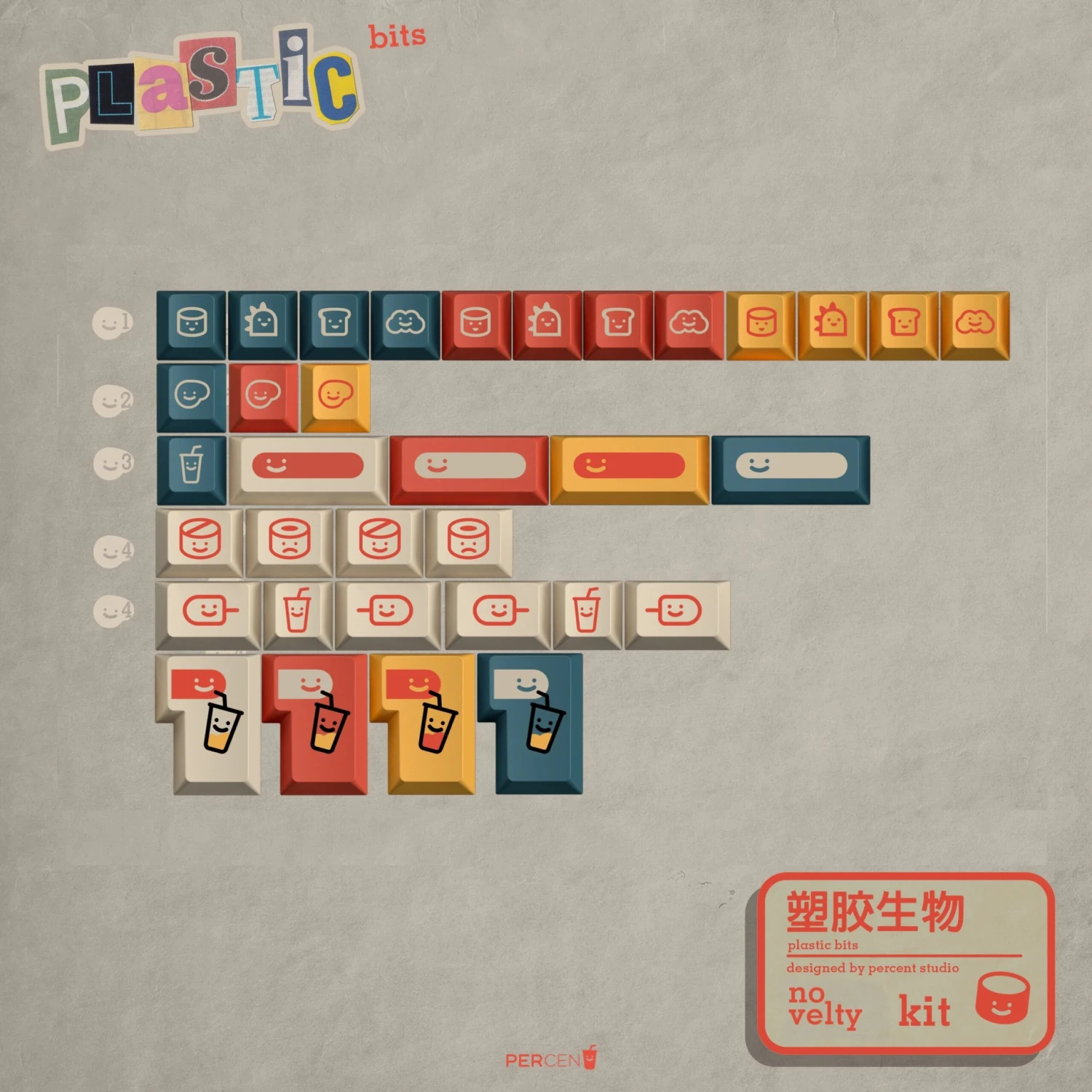 KBDfans Custom Keyboard PBTFans Plastic Bits 4 KBDfans Custom Keyboard PBTFans Plastic Bits - Image 4