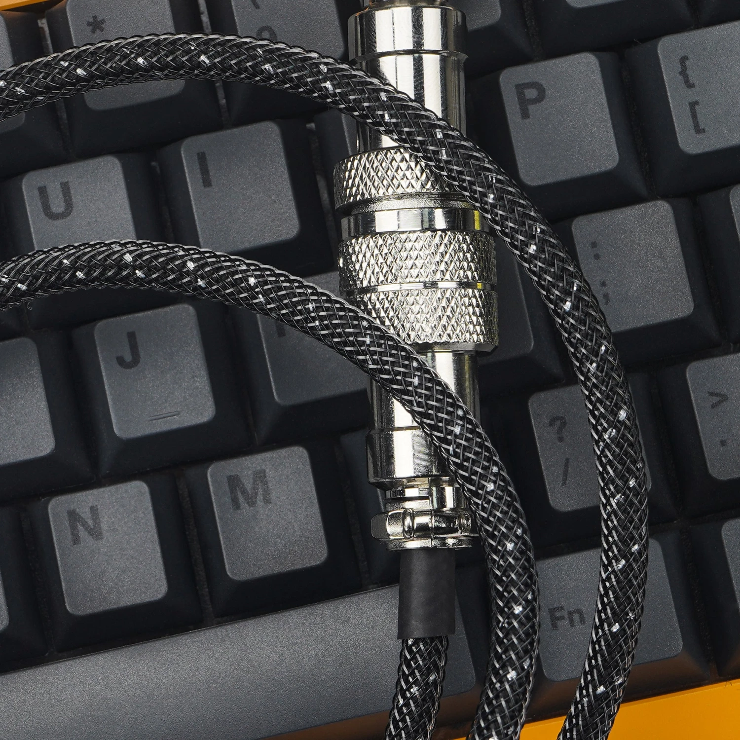 KBDfans Custom Keyboard KBDfans Black Handmade Custom Mechanical Keyboard USB-C Cable 13 KBDfans Custom Keyboard KBDfans Black Handmade Custom Mechanical Keyboard USB-C Cable - Image 13