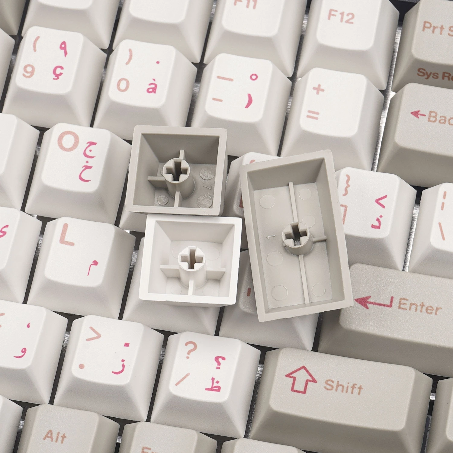 KBDfans Custom Keyboard ENJOYPBT Arabic Dye-sub Keycaps Set 13 KBDfans Custom Keyboard ENJOYPBT Arabic Dye-sub Keycaps Set - Image 13