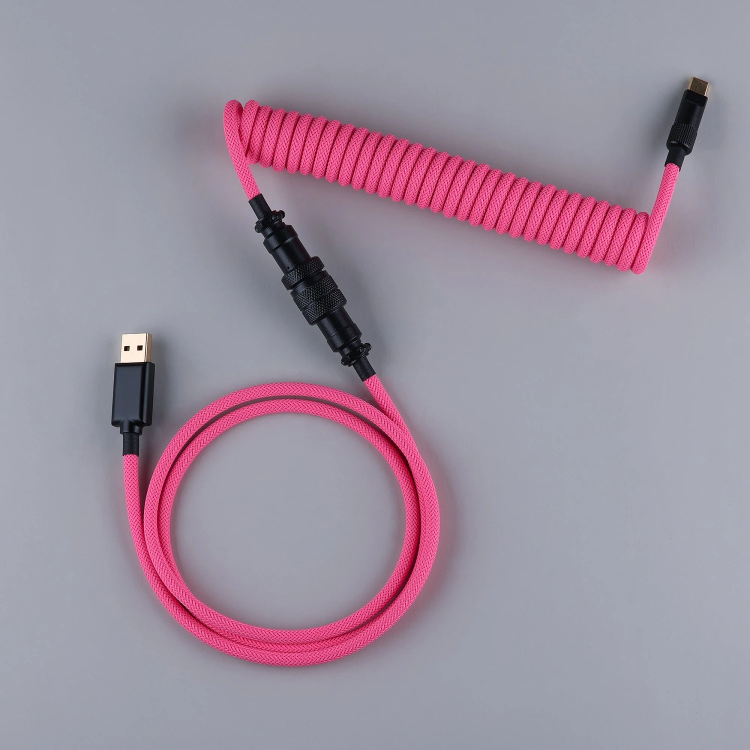 KBDfans Custom Keyboard KBDfans Pink Handmade Custom Mechanical Keyboard USB-C Cable 6 KBDfans Custom Keyboard KBDfans Pink Handmade Custom Mechanical Keyboard USB-C Cable - Image 6