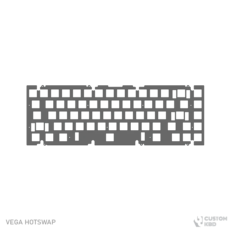 Vega Hotswap POM Plate 1 Vega Hotswap POM Plate