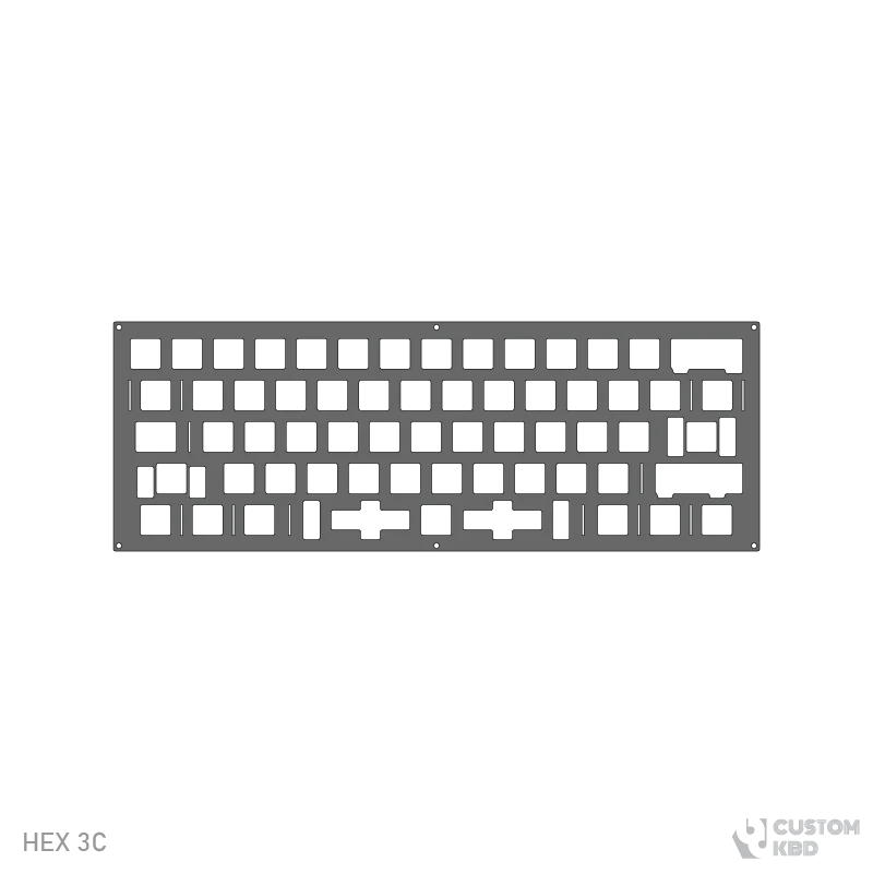 Hex 3C POM Plate 1 Hex 3C POM Plate