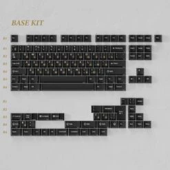 KBDfans Custom Keyboard PBTfans Golden Cyrillic