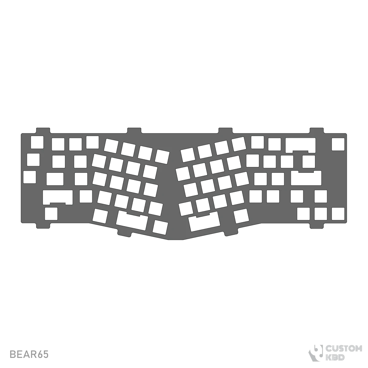 Bear 65 POM Plate 1 Bear 65 POM Plate