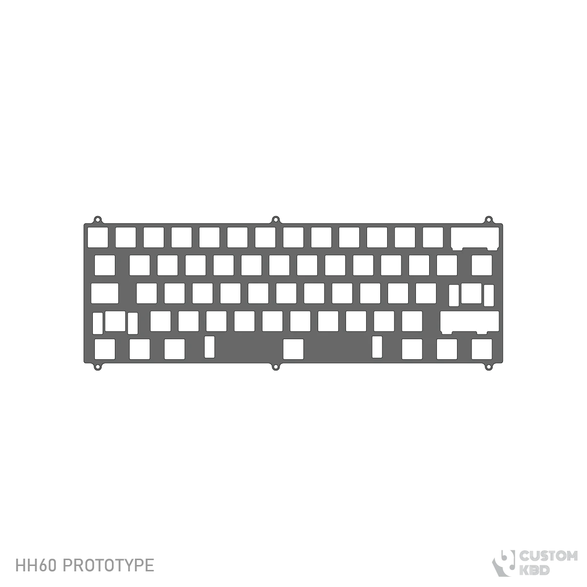 HH60 Prototype POM Plate 1 HH60 Prototype POM Plate