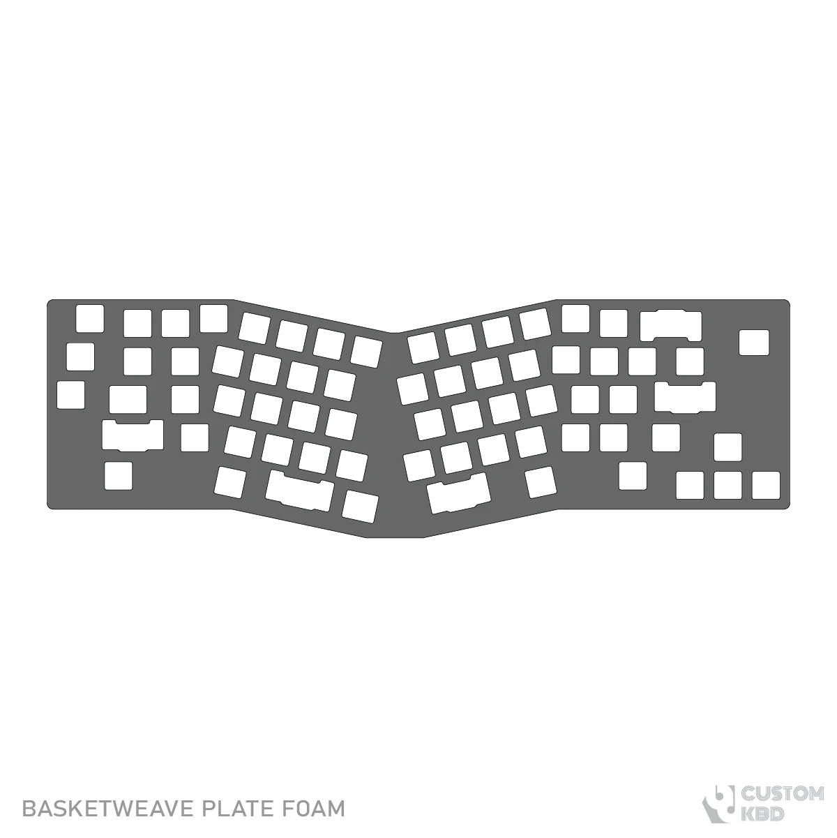 Basketweave Plate Foam 1 Basketweave Plate Foam