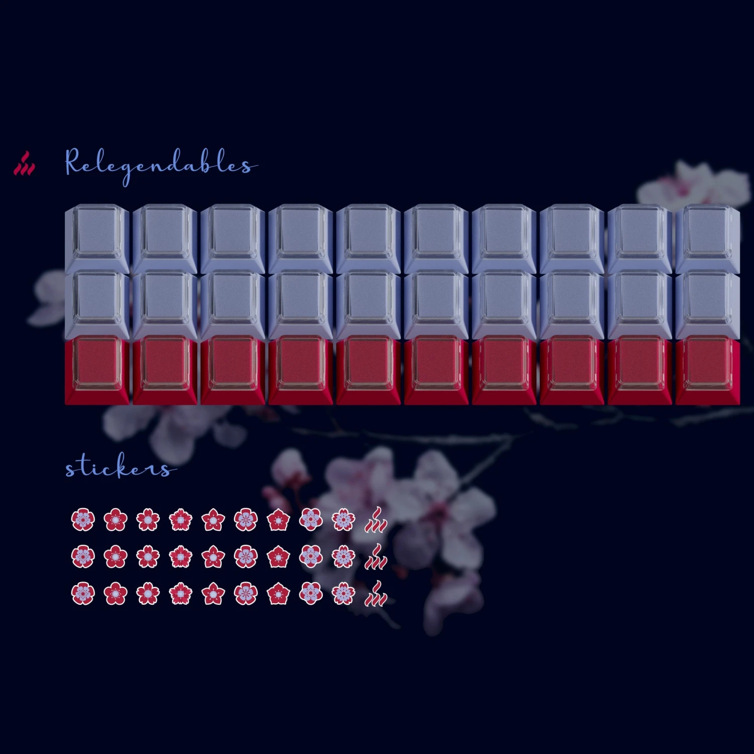 KBDfans Custom Keyboard PBTFans Soul Blossom 2 KBDfans Custom Keyboard PBTFans Soul Blossom - Image 2