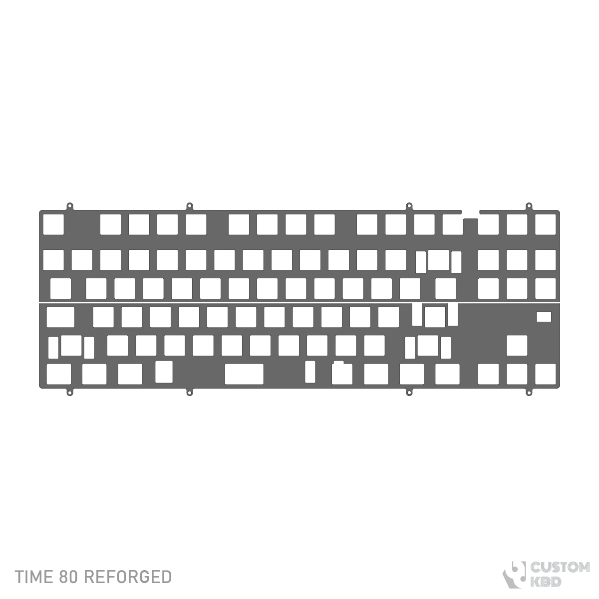 Time 80 Reforged POM Plate 1 Time 80 Reforged POM Plate