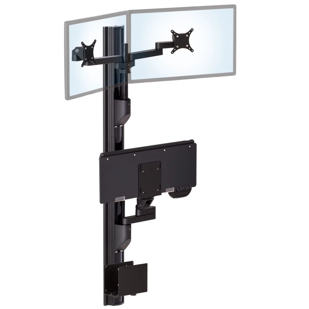 EC-TRACK Combo 3 Wall Mounted Workstation 5 EC-TRACK Combo 3 Wall Mounted Workstation - Image 5