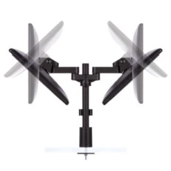 Back To Back Dual Monitor Countertop Mount - POS15 -TechCore Sales Store back to back pos extensions monitor tilt