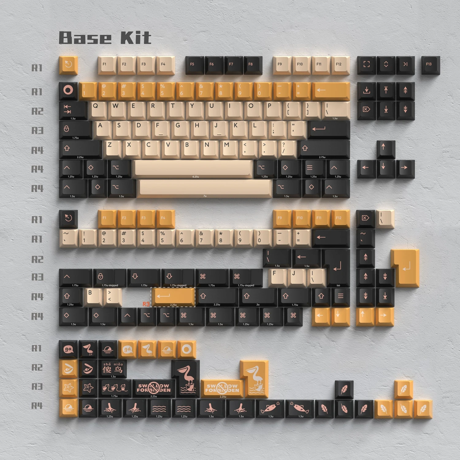 KBDfans Custom Keyboard PBTfans Pelican 1 KBDfans Custom Keyboard PBTfans Pelican