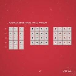 KBDfans Custom Keyboard EPBT DuO -TechCore Sales Store beige marco petal novelty