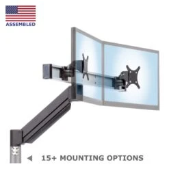 CMD2018 Dual Monitor Arm -TechCore Sales Store cmd2018kit dual monitor beam lifting arm low angle tile