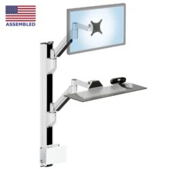 EC-TRACK Combo 2 Sit-Stand Workstation