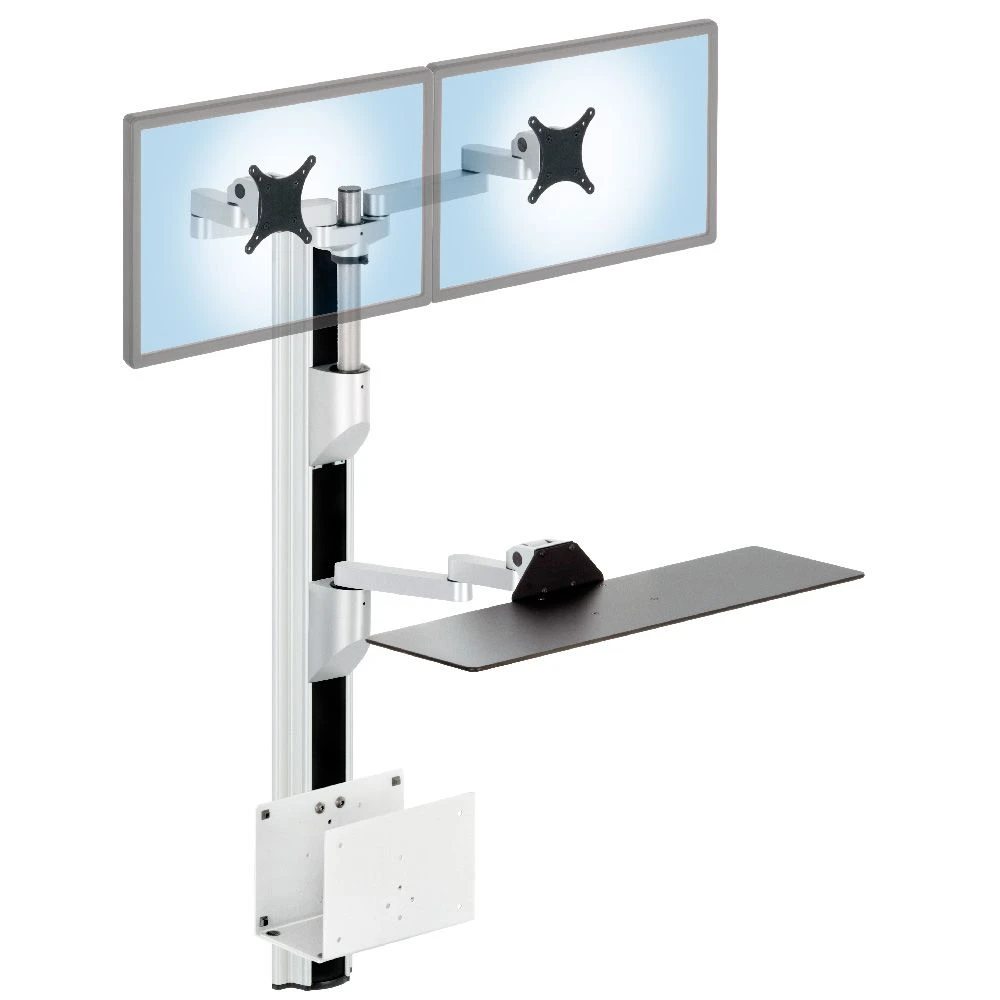 EC-TRACK Combo 3 Wall Mounted Workstation 4 EC-TRACK Combo 3 Wall Mounted Workstation - Image 4