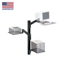 EC-TRACK Combo 4 Wall Mount Computer Station