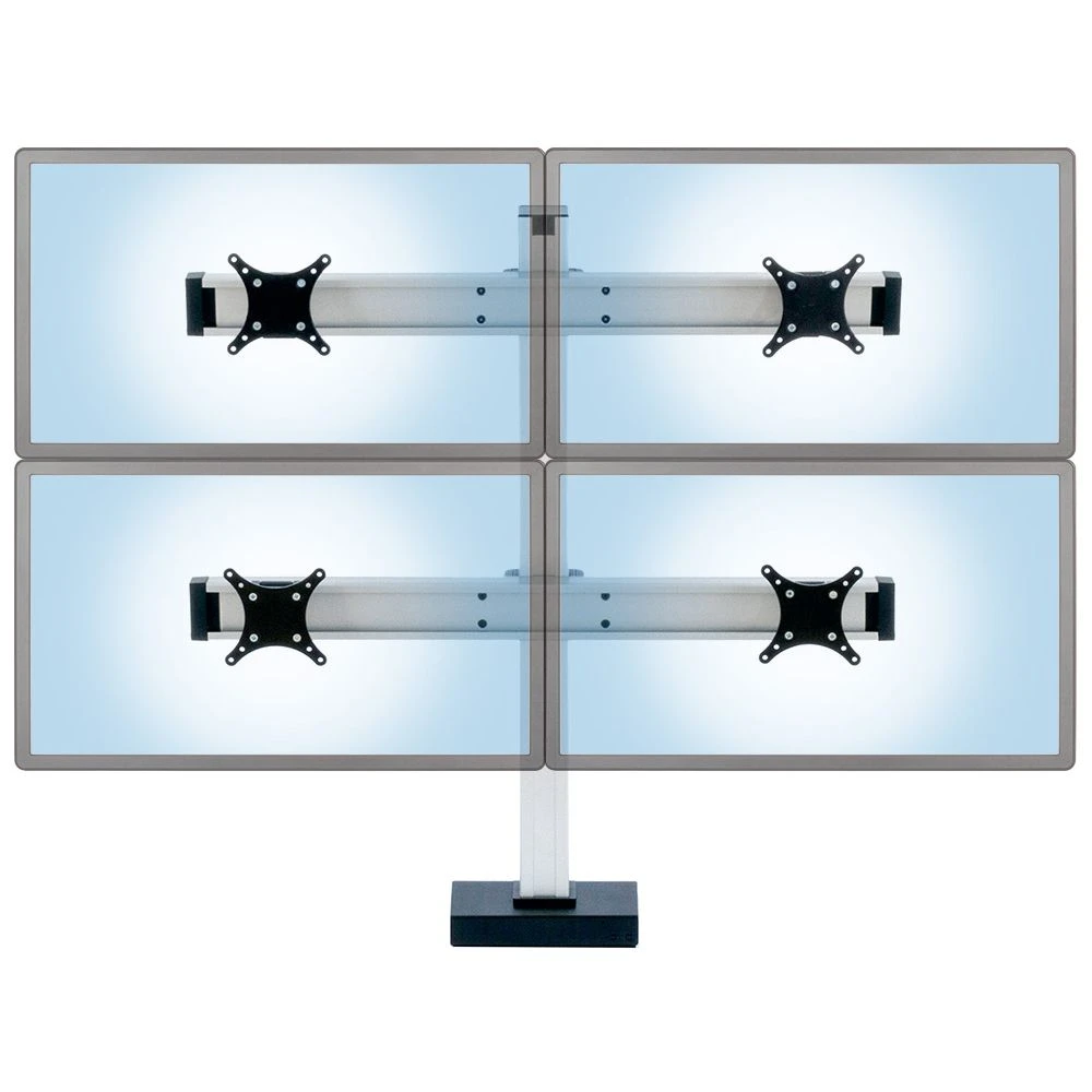 Connect-22 Dual Tier Quad Monitor Stand 2 Connect-22 Dual Tier Quad Monitor Stand - Image 2