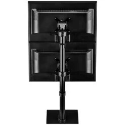 DS9109D Dual Computer Monitor Stand -TechCore Sales Store ds9109d dual monitor stand back high 1