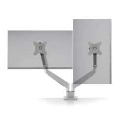 Dual Envoy™ Desk Mounted Dual Monitor Arm 5 Dual Envoy™ Desk Mounted Dual Monitor Arm -TechCore Sales Store envoy 2 dual monitor arm front portrait landscape