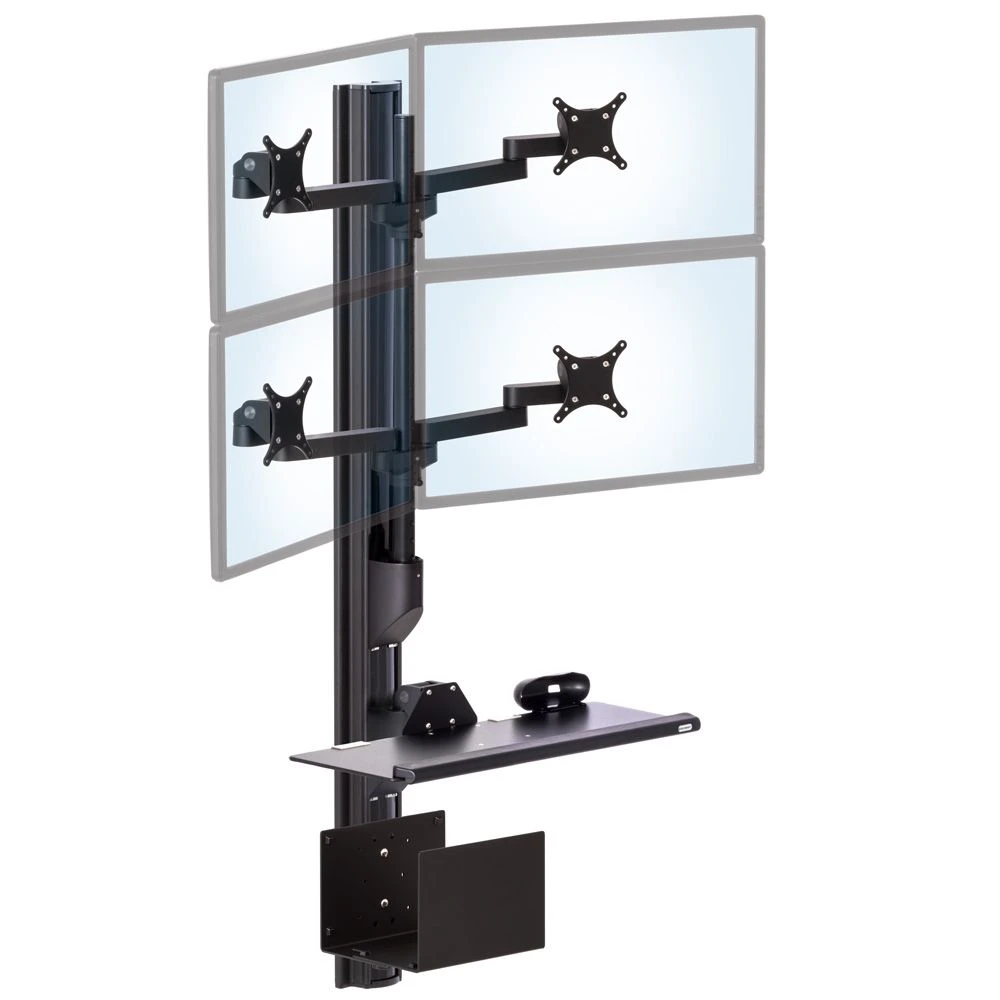 EC-TRACK Combo 3 Wall Mounted Workstation 9 EC-TRACK Combo 3 Wall Mounted Workstation - Image 9
