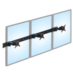 Extended Articulating Display Mounts For ViewTrack™ -TechCore Sales Store hvt art ext extended articulating monitor positioner 3 monitors portrait