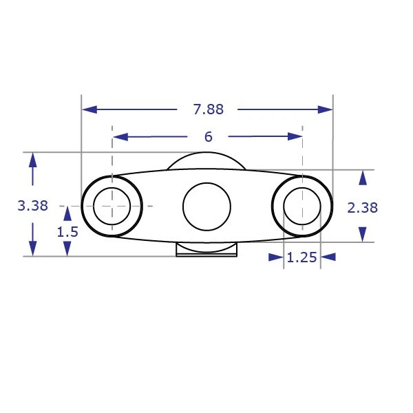 Mounting Kit L: Dual Desk Mounting Kit 6 Mounting Kit L: Dual Desk Mounting Kit - Image 6